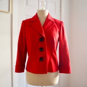 Tahari by ASL Red Blazer Jacket